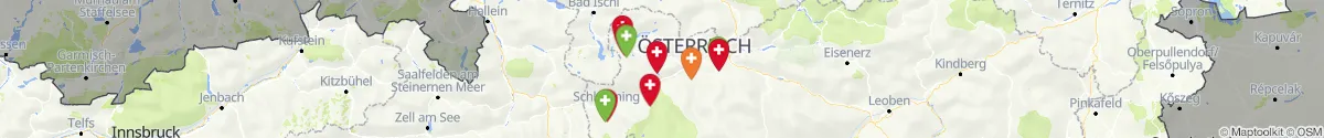 Map view for Pharmacies emergency services nearby Aich (Liezen, Steiermark)